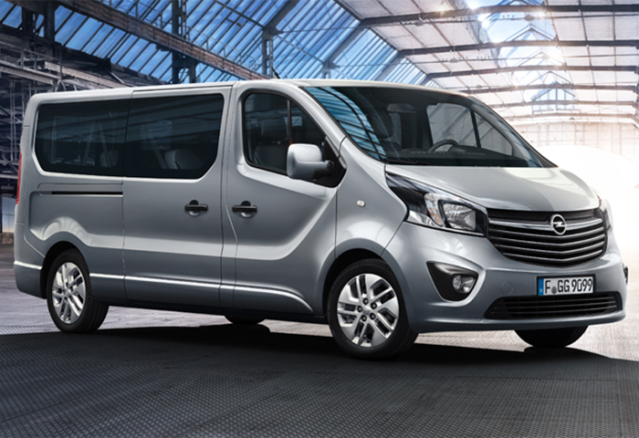 Category H - Opel Vivaro diesel 9 seats 